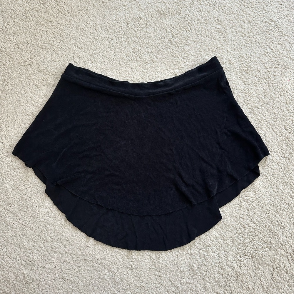 Black Bullet Pointe Skirt